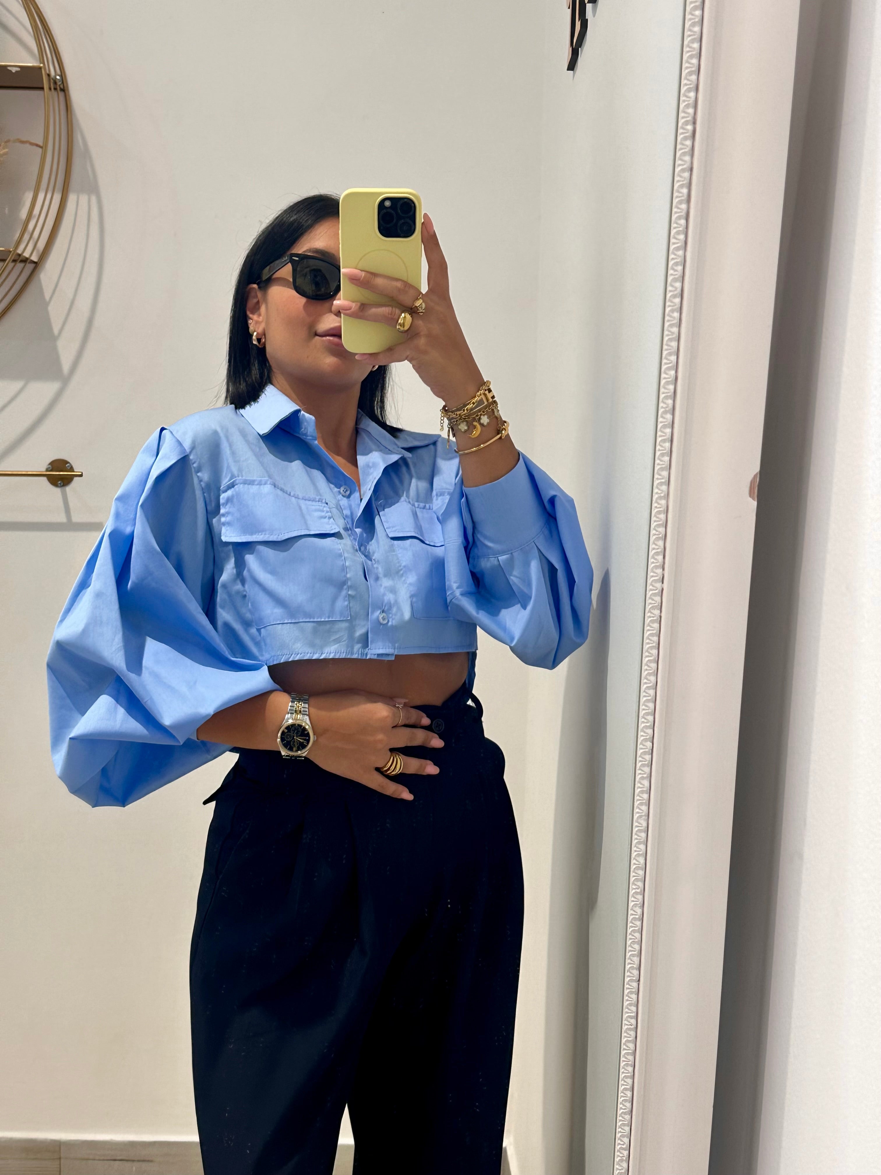 CAMICIA CROP GEGÉ