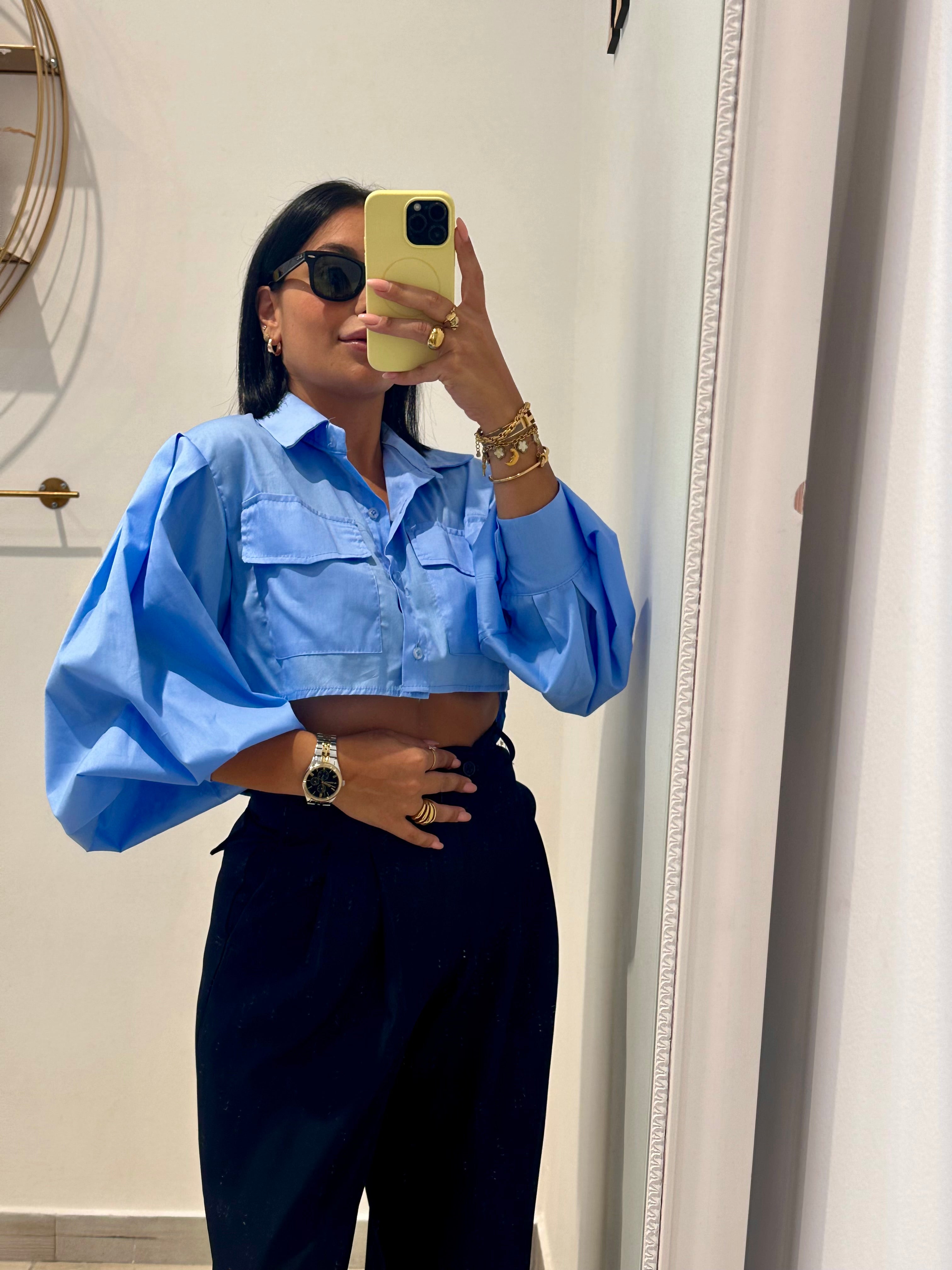 CAMICIA CROP GEGÉ